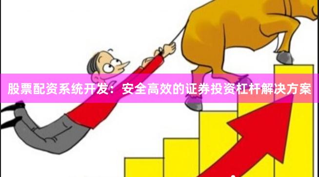 股票配资系统开发：安全高效的证券投资杠杆解决方案